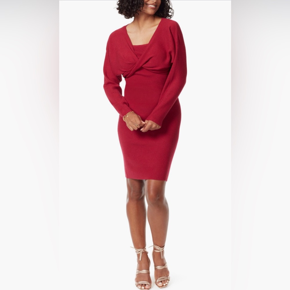 NWT Sam Edelman Allie Twist Front Sweater & Sweater Dress Set Size S $169
